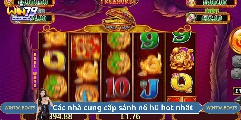 Các nhà cung cấp game tại sảnh nổ hũ hot nhất