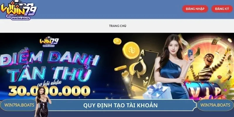 Quy định tạo tài khoản theo điều khoản sử dụng