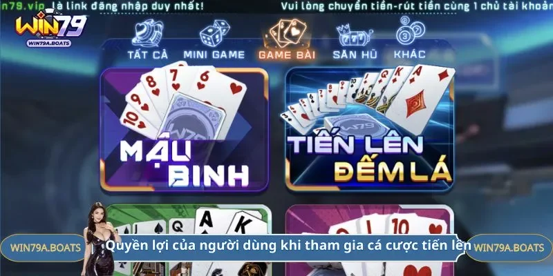 Yếu tố thu hút thành viên tham gia cược tiến lên